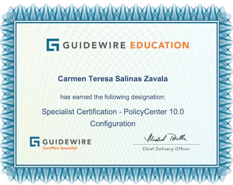 Guidewire PolicyCenter Specialist
